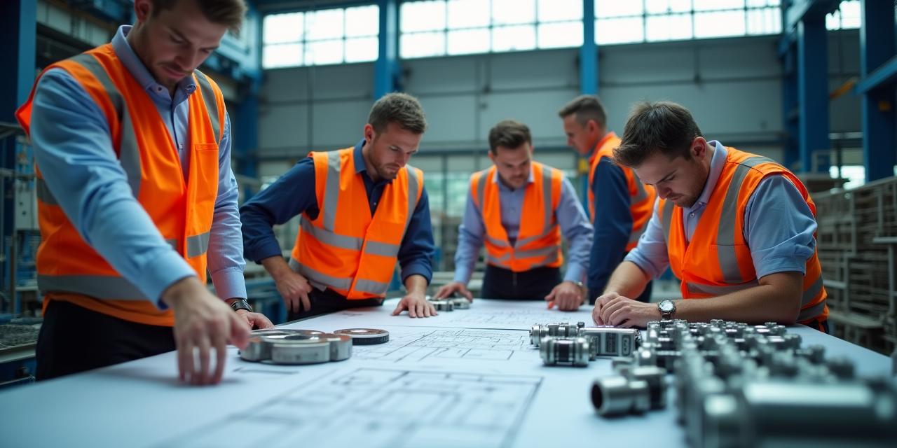 BloomHeat Solutions technical team discussing combustion system logistics in London