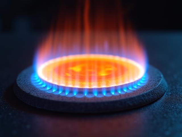 Flat flame burner pattern visualization